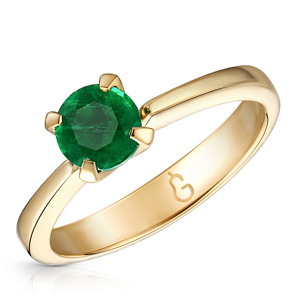 Кольцо из желтого золота