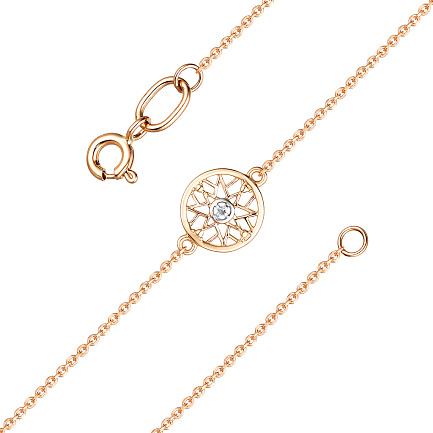 Браслет из красного золота