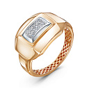 Кольцо из красного золота с бриллиантами