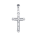 Подвеска из белого золота с бриллиантами