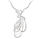 Колье из белого золота с бриллиантами