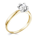 Кольцо из золота с бриллиантом