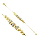 Браслет декоративный из желтого золота