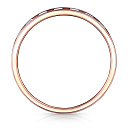 Кольцо обручальное из комбинированного золота