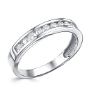 Кольцо из белого золота с бриллиантами