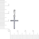 Подвеска из серебра с фианитом