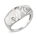 Кольцо из белого золота с бриллиантами