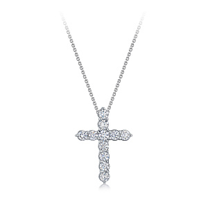 Колье из белого золота