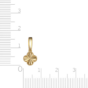 Подвеска из желтого золота