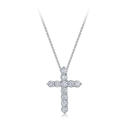 Колье из белого золота