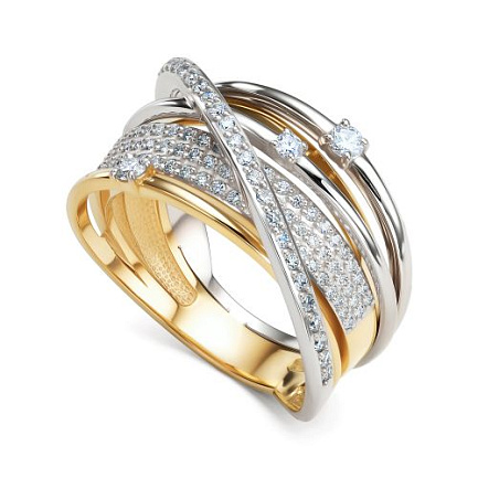 Кольцо из желтого золота