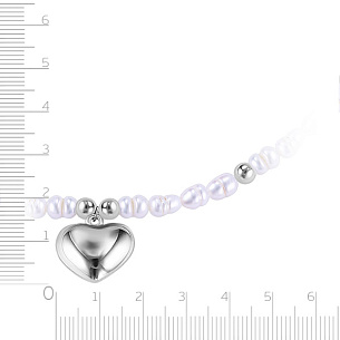 Колье из серебра с жемчугом