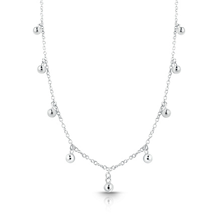 Колье из серебра