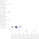 Кольцо из белого золота с танзанитом