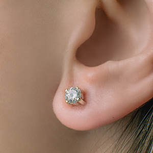 Серьги Пусеты