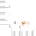 Серьги Пусеты детские