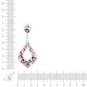 Подвеска из серебра с фианитом