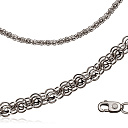 Цепь ручной работы из серебра