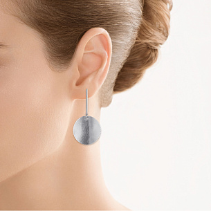 Пусеты из серебра