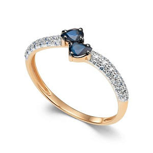 Кольцо из красного золота