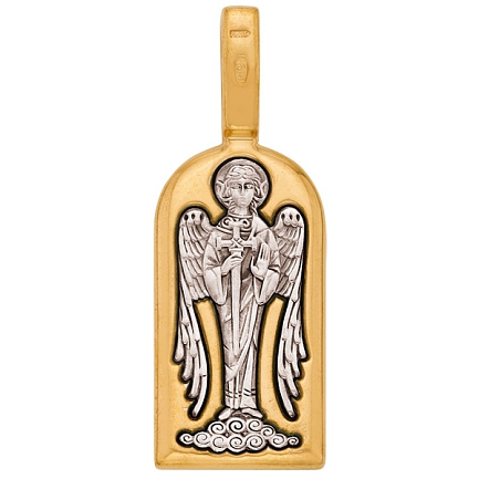 Серебряная иконка "Сергий Радонежский"