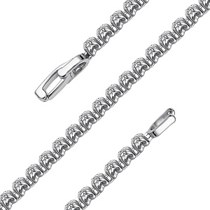 Браслет из белого золота с бриллиантами