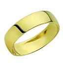 Кольцо обручальное из желтого золота