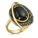 Кольцо из желтого золота с бриллиантами