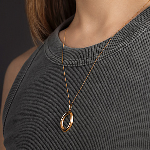 Подвеска из красного золота