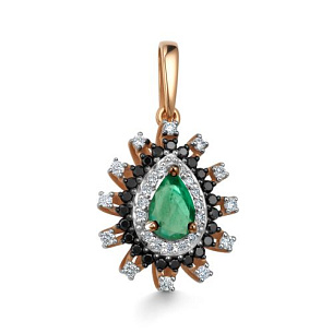 Подвеска из красного золота