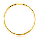 Кольцо обручальное гладкое из желтого золота