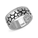 Кольцо из белого золота с бриллиантами