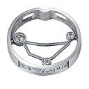 Подвеска из белого золота с бриллиантами