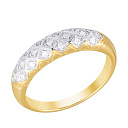 Кольцо из желтого золота с бриллиантами