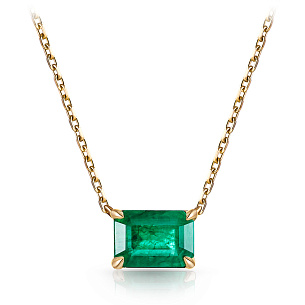 Колье из желтого золота, плетение якорное