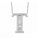 Колье из белого золота с бриллиантами