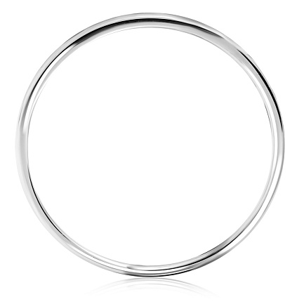 Кольцо обручальное из белого золота с бриллиантами