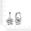 Серьги Конго из серебра