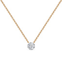 Колье из красного золота с бриллиантами