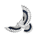 Брошь из серебра с фианитами