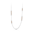 Колье из серебра с позолотой