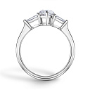 Кольцо из белого золота с бриллиантами