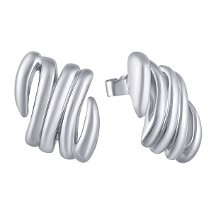 Пусеты из серебра