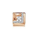 Подвеска из красного золота с бриллиантами