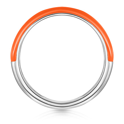 Кольцо из серебра с эмалью