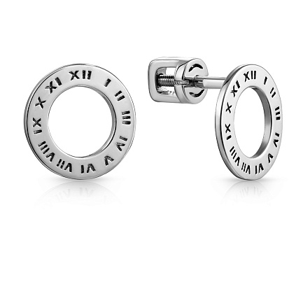 Пусеты из серебра