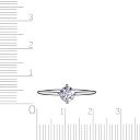 Кольцо из белого золота с бриллиантом