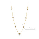 Колье из желтого золота