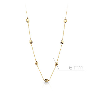 Колье из желтого золота