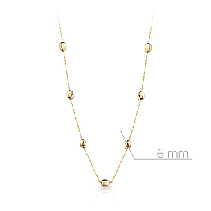 Колье из желтого золота